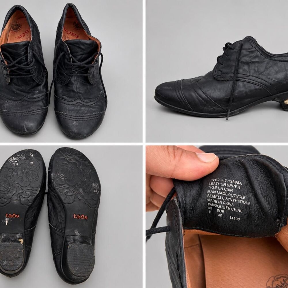 Taos Women's Black Oxfords